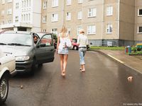 Feet - Zoya + Lana + Marisha - 2008-05-15 Barefoot ladies from Belarus