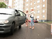 Feet - Zoya + Lana + Marisha - 2008-05-15 Barefoot ladies from Belarus