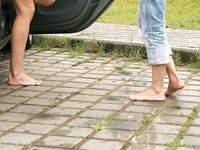 Feet - Zoya + Lana + Marisha - 2008-05-15 Barefoot ladies from Belarus