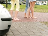 Feet - Zoya + Lana + Marisha - 2008-05-15 Barefoot ladies from Belarus