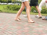 Feet - Zoya + Lana + Marisha - 2008-05-15 Barefoot ladies from Belarus