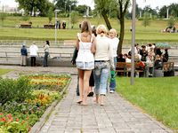 Feet - Zoya + Lana + Marisha - 2008-05-15 Barefoot ladies from Belarus