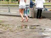 Feet - Zoya + Lana + Marisha - 2008-05-15 Barefoot ladies from Belarus