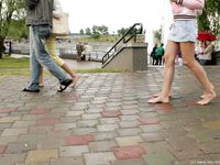 Feet - Zoya + Lana + Marisha - 2008-05-15 Barefoot ladies from Belarus