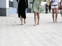 Feet - Zoya + Lera + Marisha - 2008-06-12 Barefoot ladies from Belarus