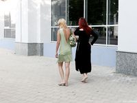 Feet - Zoya + Lera + Marisha - 2008-06-12 Barefoot ladies from Belarus