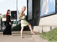 Feet - Zoya + Lera + Marisha - 2008-06-12 Barefoot ladies from Belarus