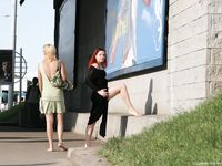 Feet - Zoya + Lera + Marisha - 2008-06-12 Barefoot ladies from Belarus