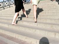 Feet - Zoya + Lera + Marisha - 2008-06-12 Barefoot ladies from Belarus