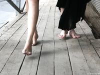 Feet - Zoya + Lera + Marisha - 2008-06-12 Barefoot ladies from Belarus