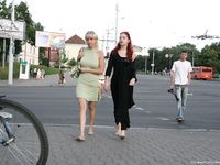 Feet - Zoya + Lera + Marisha - 2008-06-12 Barefoot ladies from Belarus