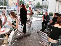 Feet - Zoya + Lera + Marisha - 2008-06-12 Barefoot ladies from Belarus