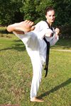 barefoot karate feet kicks