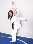 barefoot karate feet kicks