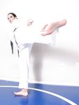 barefoot karate feet kicks