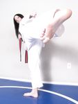 barefoot karate feet kicks