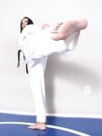 barefoot karate feet kicks
