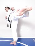 barefoot karate feet kicks