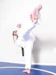 barefoot karate feet kicks