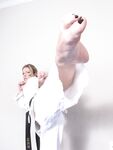 barefoot karate feet kicks