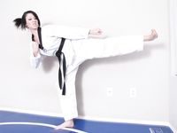 barefoot karate feet kicks