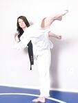 barefoot karate feet kicks