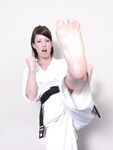 barefoot karate feet kicks