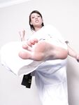 barefoot karate feet kicks