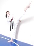 barefoot karate feet kicks