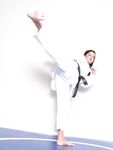barefoot karate feet kicks