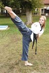 barefoot karate feet kicks