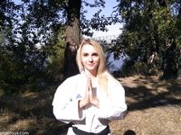 barefoot karate feet kicks