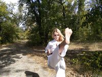 barefoot karate feet kicks