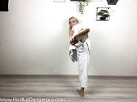 barefoot karate feet kicks