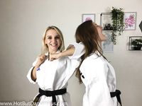 barefoot karate feet kicks