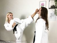 barefoot karate feet kicks