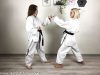 barefoot karate feet kicks