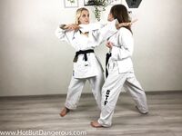 barefoot karate feet kicks