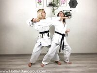 barefoot karate feet kicks