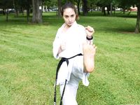 barefoot karate feet kicks