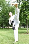 barefoot karate feet kicks