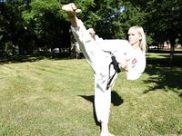 barefoot karate feet kicks