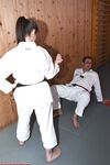 Barefoot Karate Facekicks