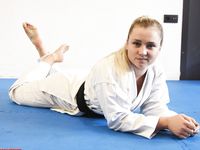 Barefoot Karate Facekicks