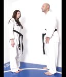Barefoot Karate Facekicks