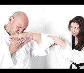 Barefoot Karate Facekicks