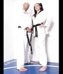 Barefoot Karate Facekicks