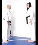 Barefoot Karate Facekicks