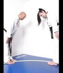 Barefoot Karate Facekicks
