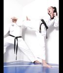 Barefoot Karate Facekicks